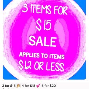 Accepting all reasonable offers!